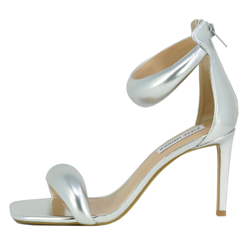 Partay Metallic Leather Sandal - Image 4