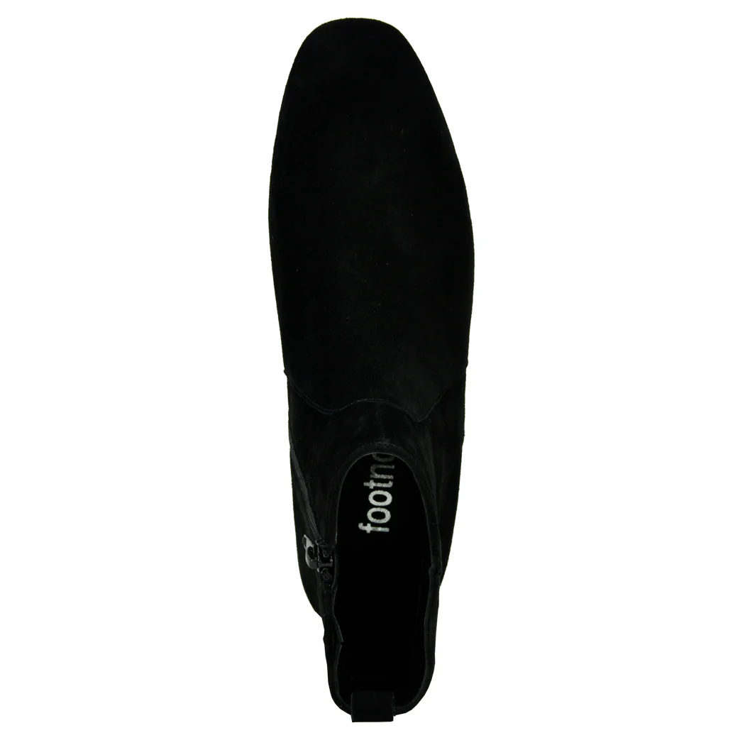 Penko Suede Low Heel Bootie - Image 3
