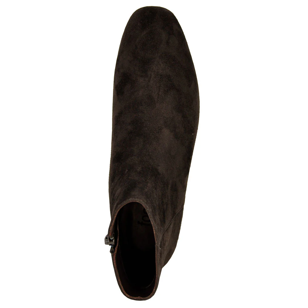 Pensee Suede Low Heel Bootie - Image 3