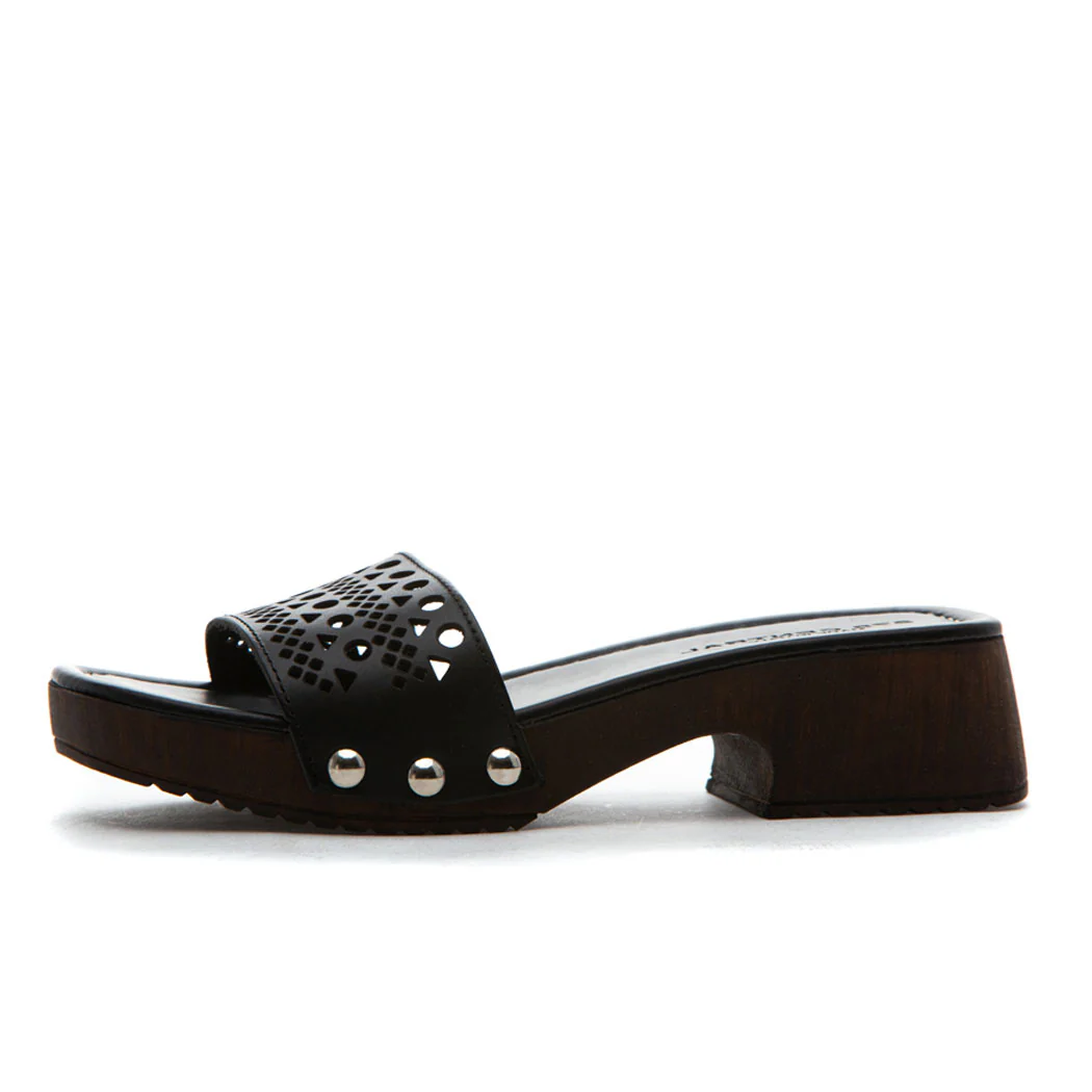 Pera Leather Lasercut Wood Slide - Image 4