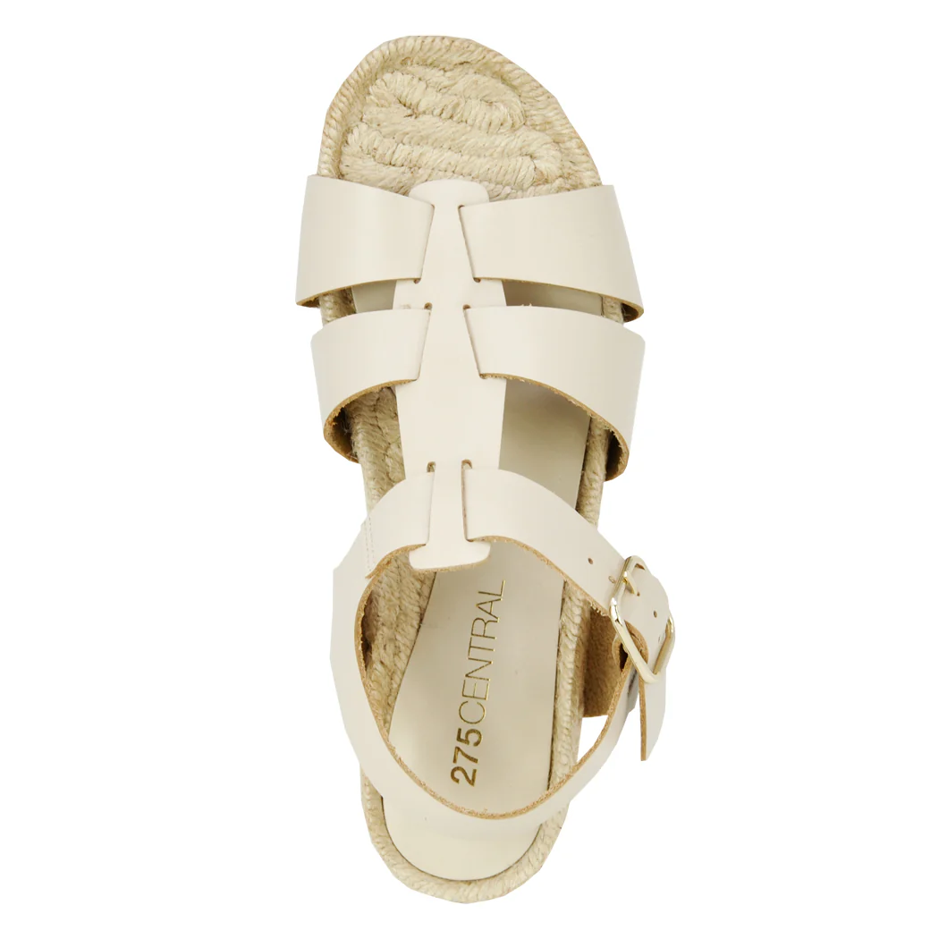 Pickle Leather Espadrille Footbed Sandal - Image 3