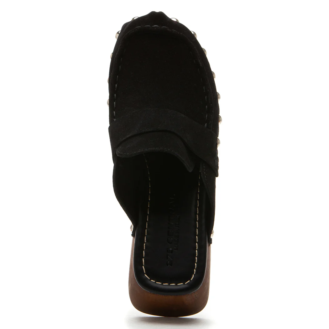 Pierre Suede Wood Clog - Image 4