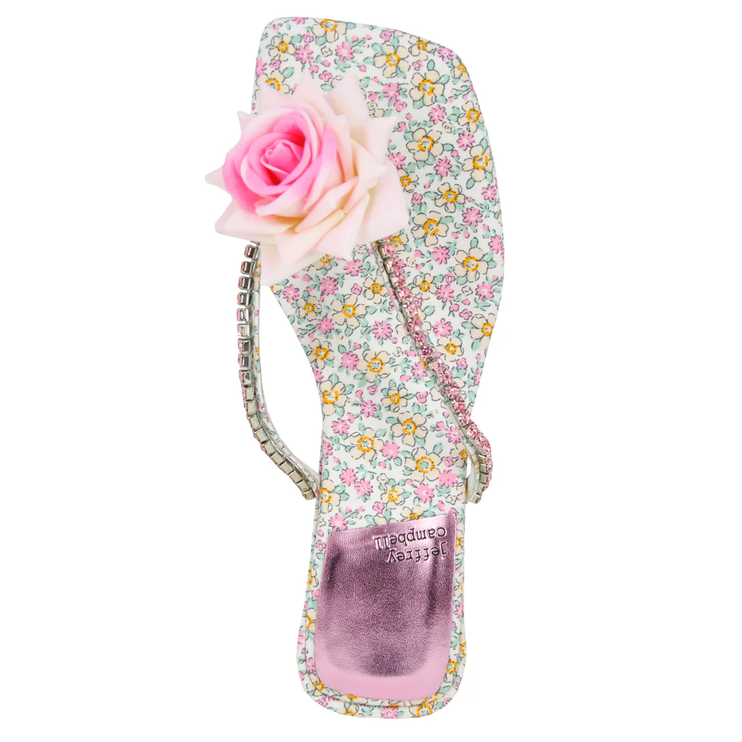 Primrose Multicolor Flower Heel Sandal - Image 3