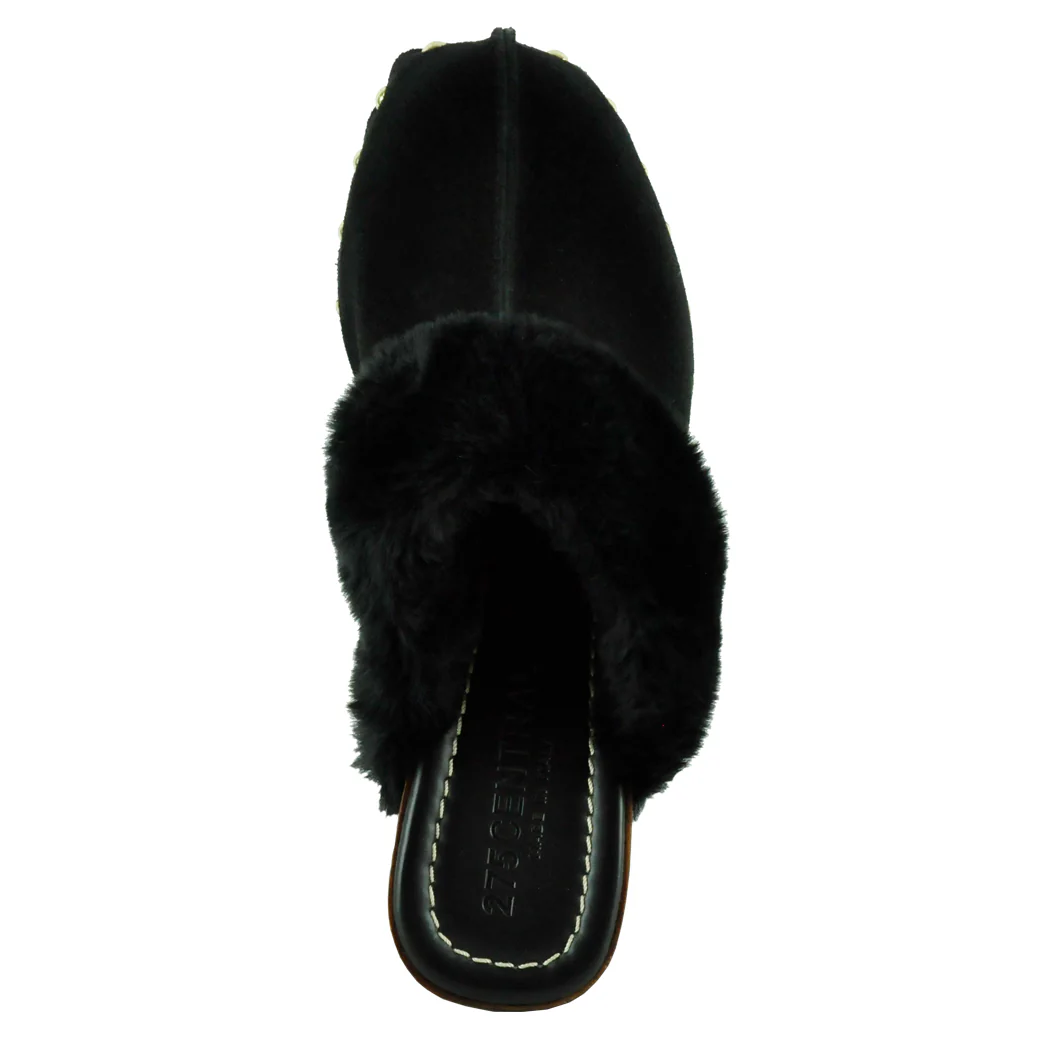 Princess Suede Fur Heel Clog - Image 3