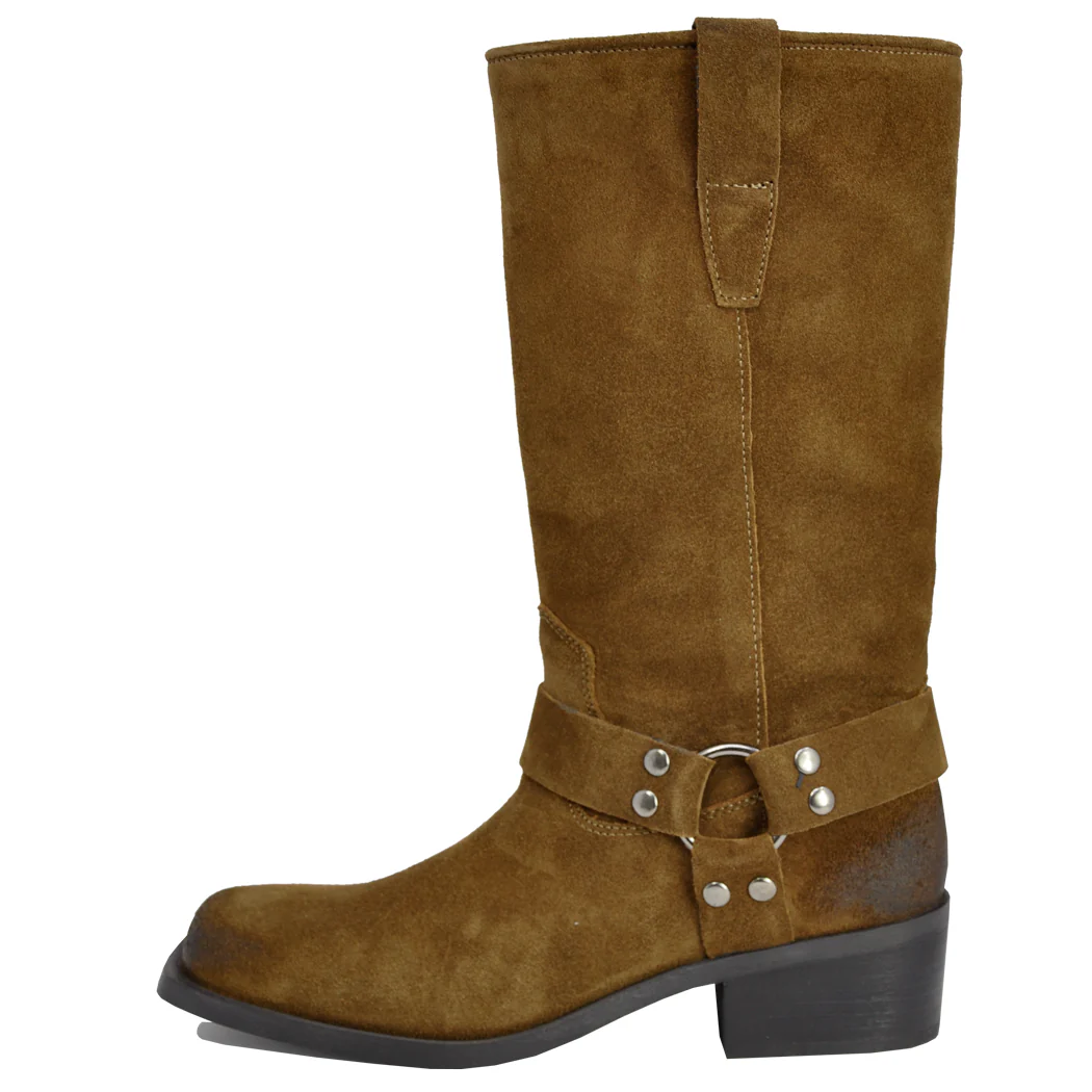 Ruskin Suede Harness Tall Boot - Image 4