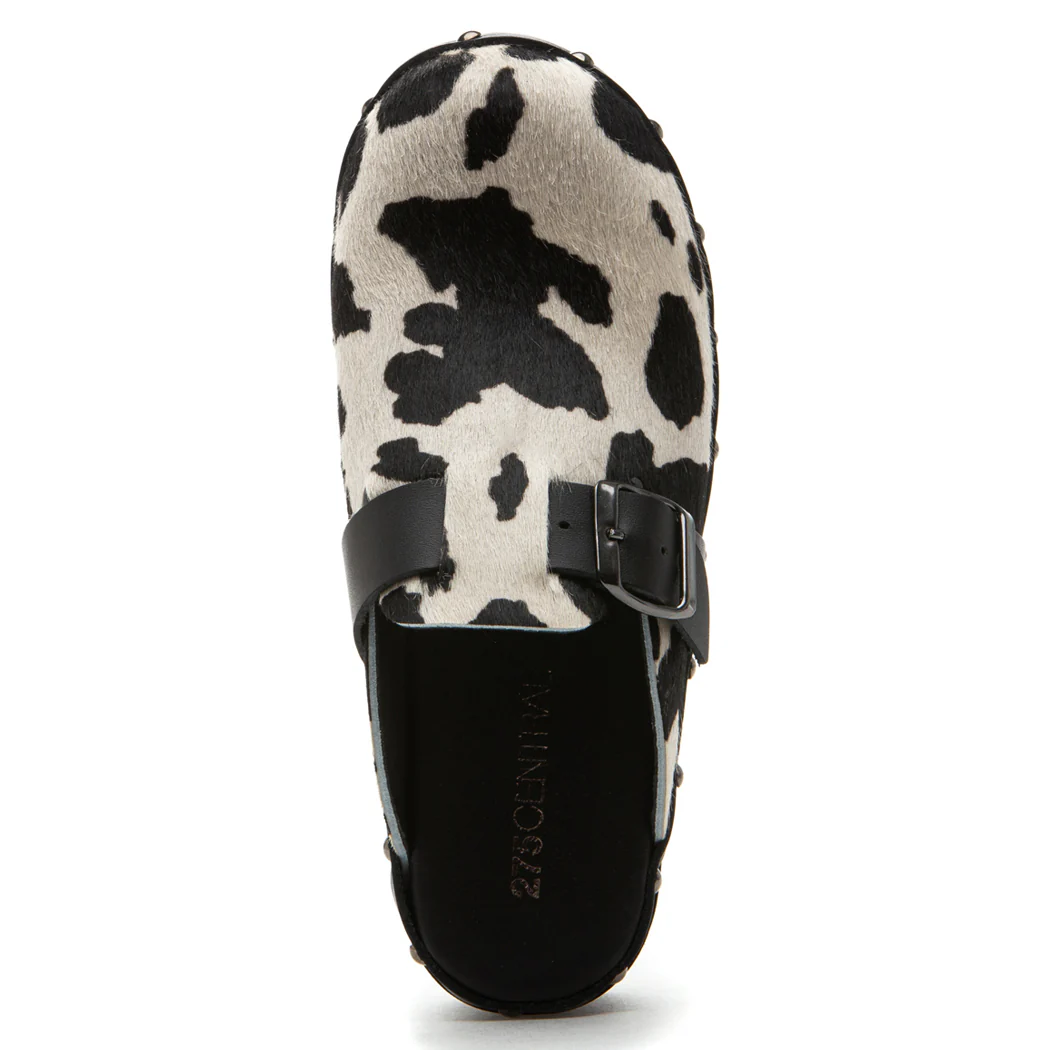Savett Cow Wood Clog - Image 4