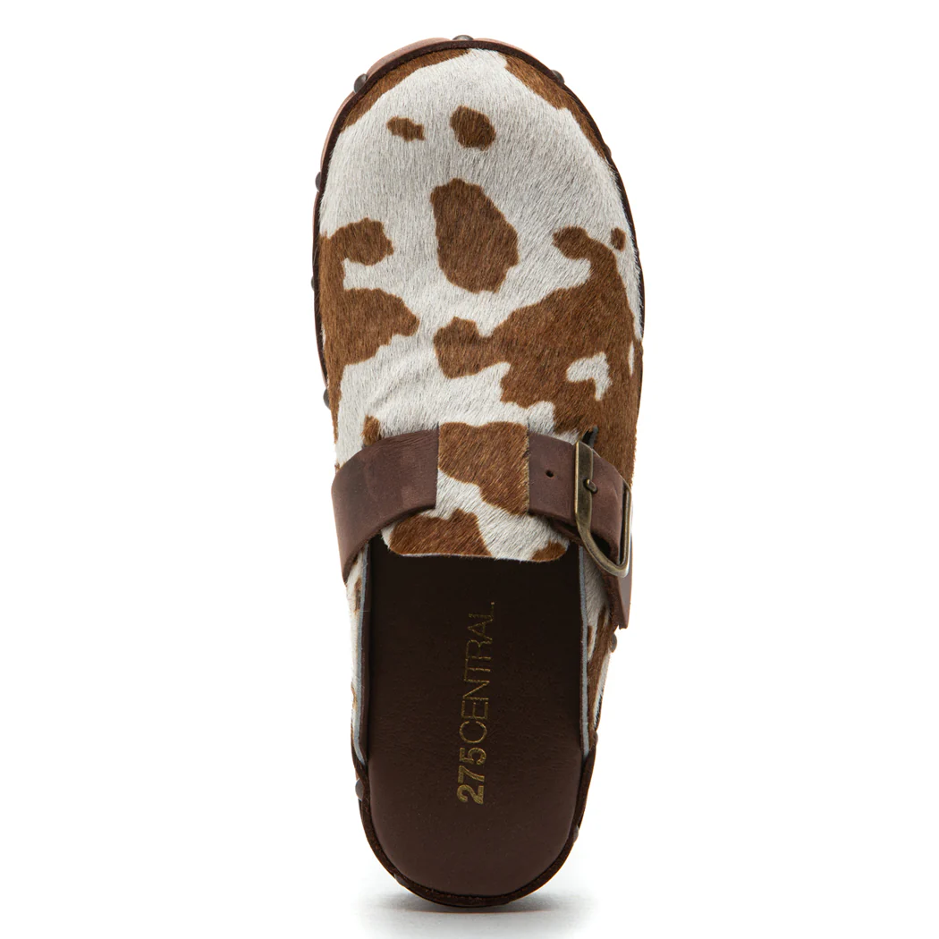 Savett Cow Wood Clog - Image 4