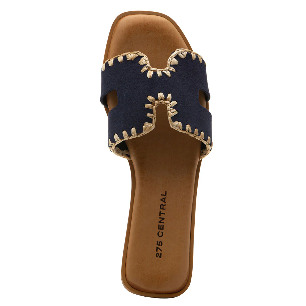 Selena Suede Flat Slide - Image 3