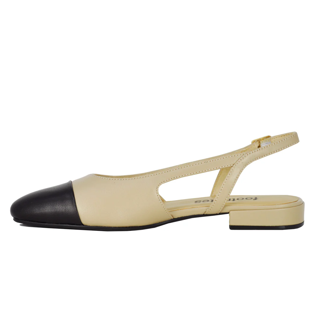 Tisha Leather Cap Toe Slingback - Image 4