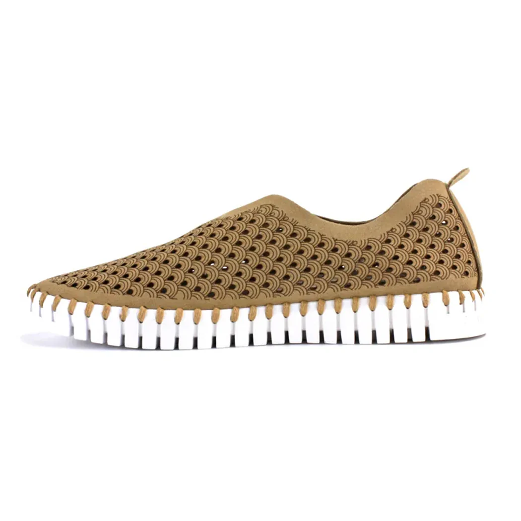 Tulip Suede Flat Slip On - Image 4