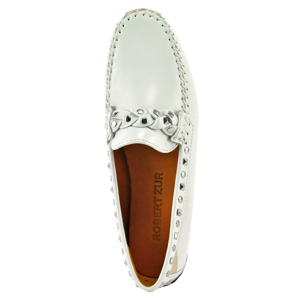 Twisted Galaxy Leather Studded Driving Moc - Image 3