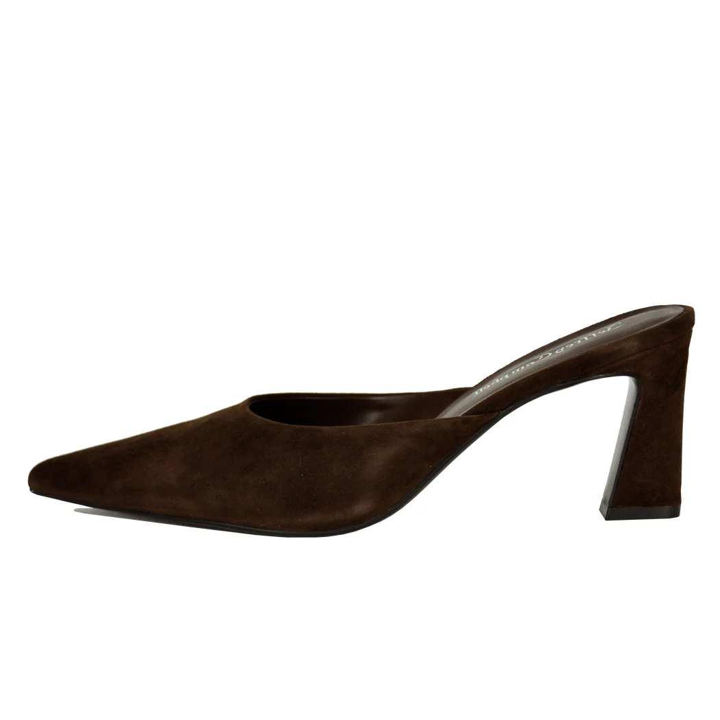 Unamused Suede Heel Mule - Image 4