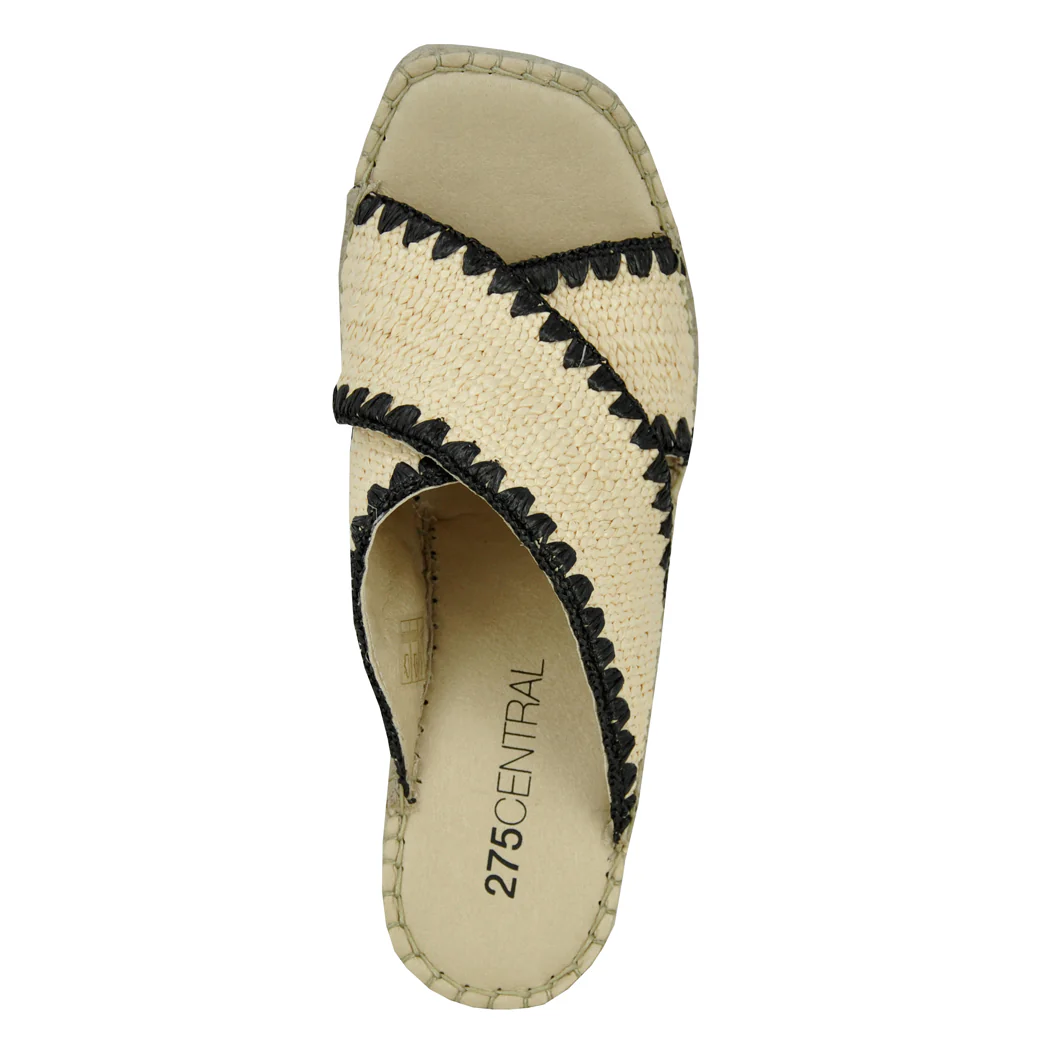 Viola Raffia Espadrille Wedge - Image 4
