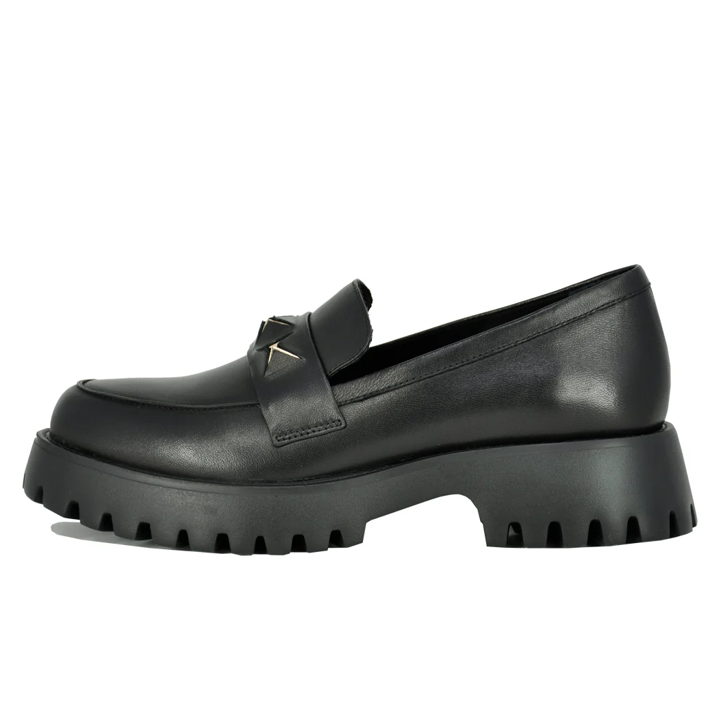 Zofie Leather Stud Loafer - Image 5