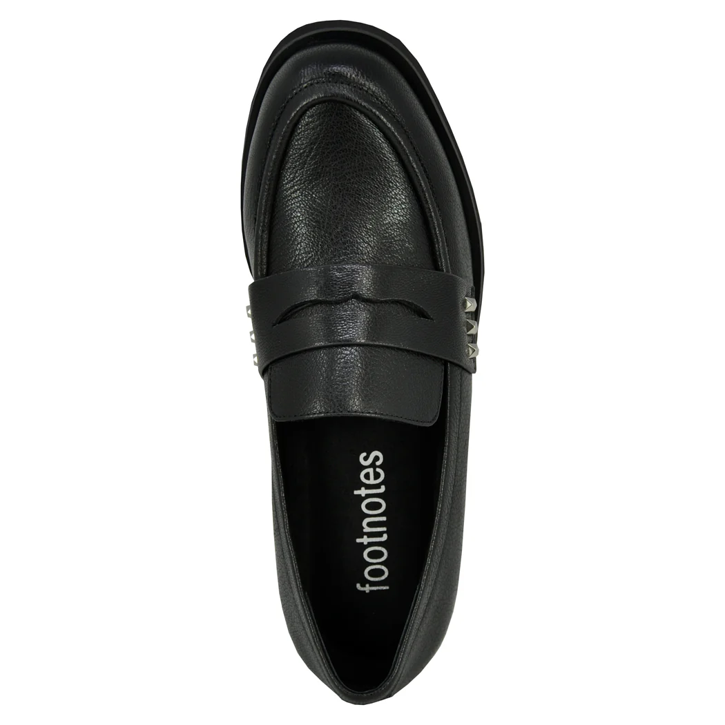 Zona Leather Stud Loafer - Image 3